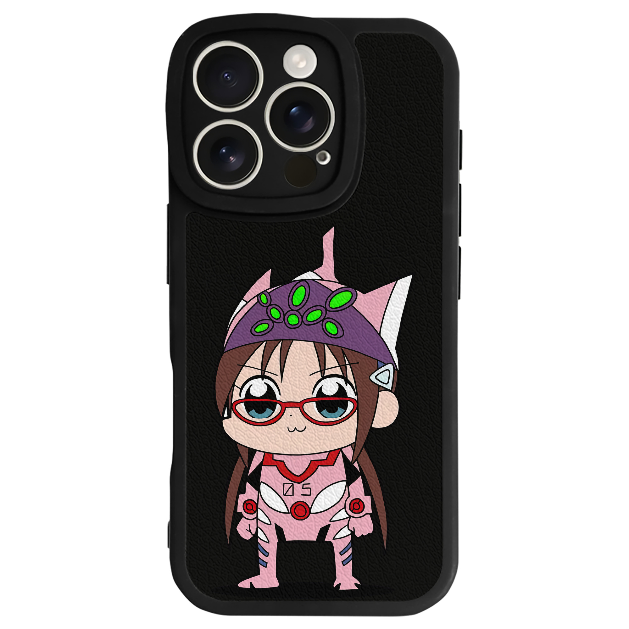 （画像用） EVA 新世紀エヴァンゲリオン 【iPhone 16シリーズ対応】シリコンスマホケース（レザー調） 材質：シリコン